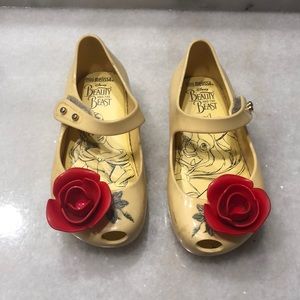 Mini Melissa yellow shoes